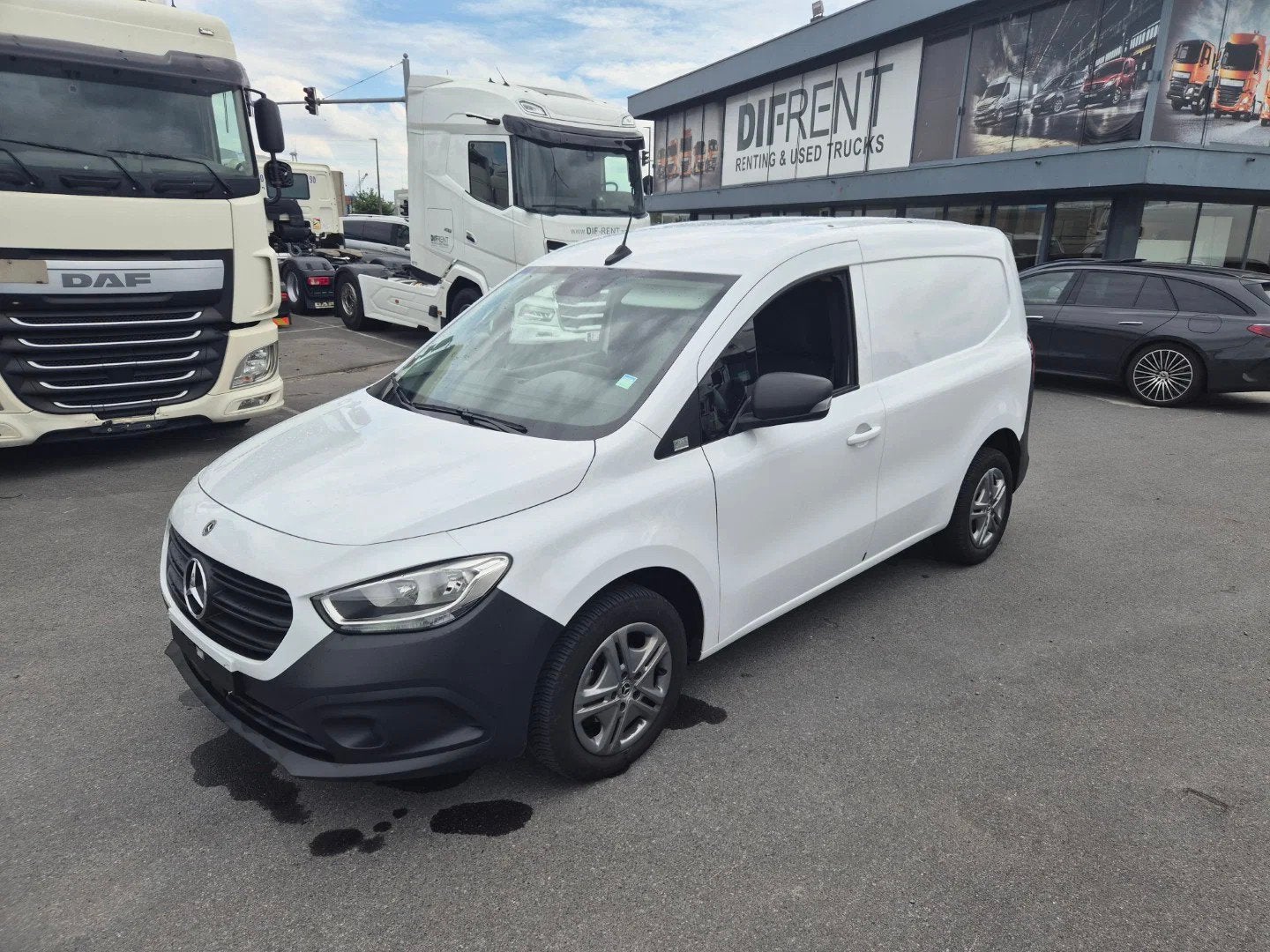Mercedes-Benz Citan 110 CDI (bj 2024), Gebruikt, Euro 6, Wit, Mercedes-Benz