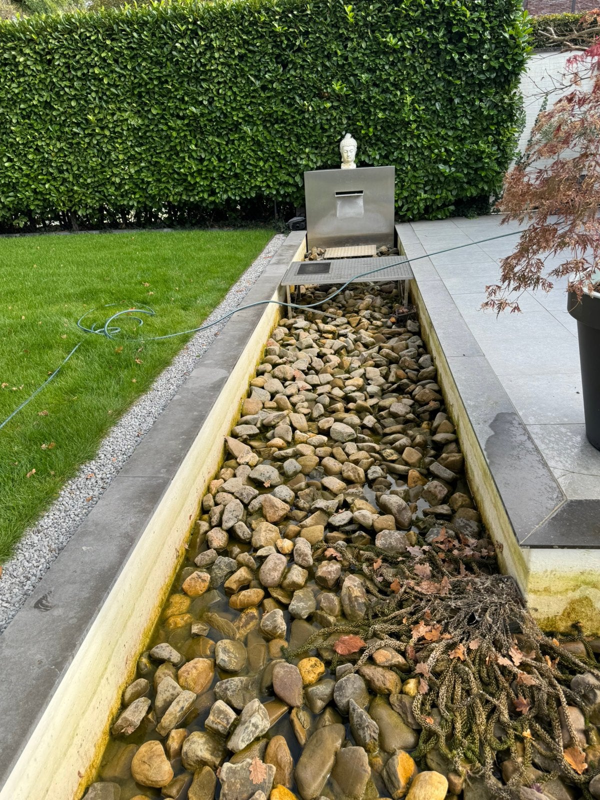 Maaskeien 5 tot 20 cm, Tuin en Terras, Ophalen, Gebruikt, Kei