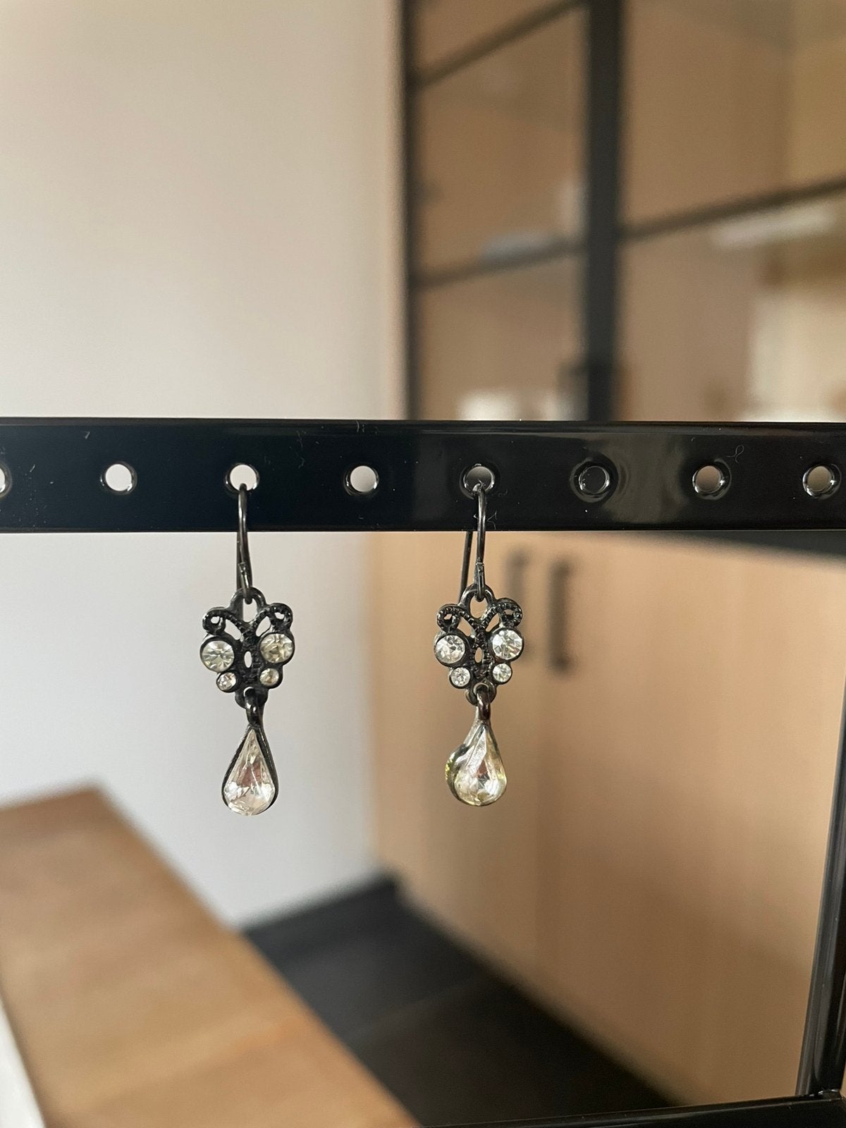 Mooie oorbellen, Bijoux, Sacs & Beauté, Boucles d'oreilles, Enlèvement ou Envoi, Comme neuf, Autres matériaux, Pendantes
