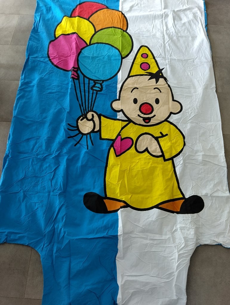 Bumba dekbedovertrek katoen eenpersoonsbed, Kinderen en Baby's, Ophalen, Overige merken, Instopstrook, Zo goed als nieuw