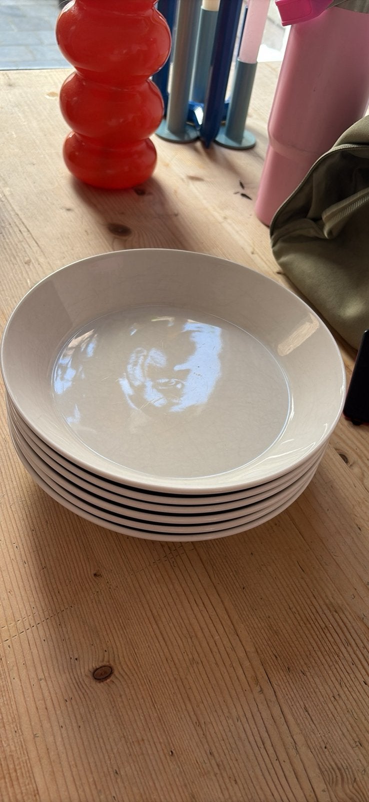 6 pasta borden, Ophalen, Bord(en)