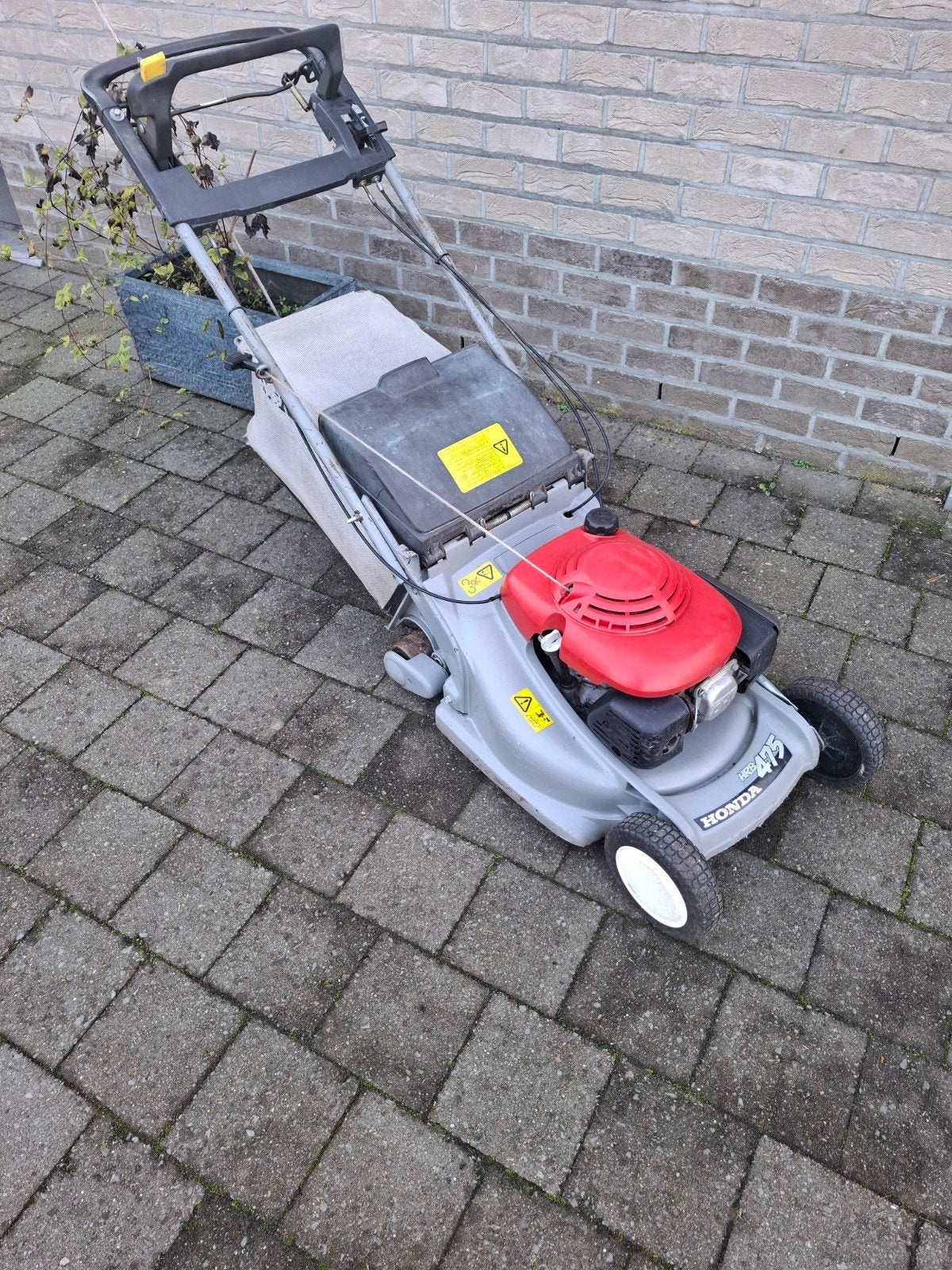 honda hrb 475 benzine grasmaaier zelftrekker, Enlèvement