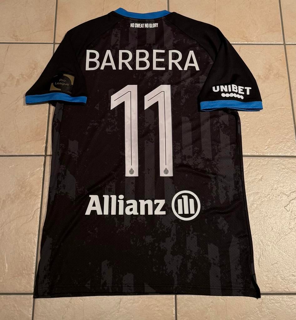 Matchissued Barbera Club Brugge, Ophalen of Verzenden, Zo goed als nieuw, Maat 48/50 (M)