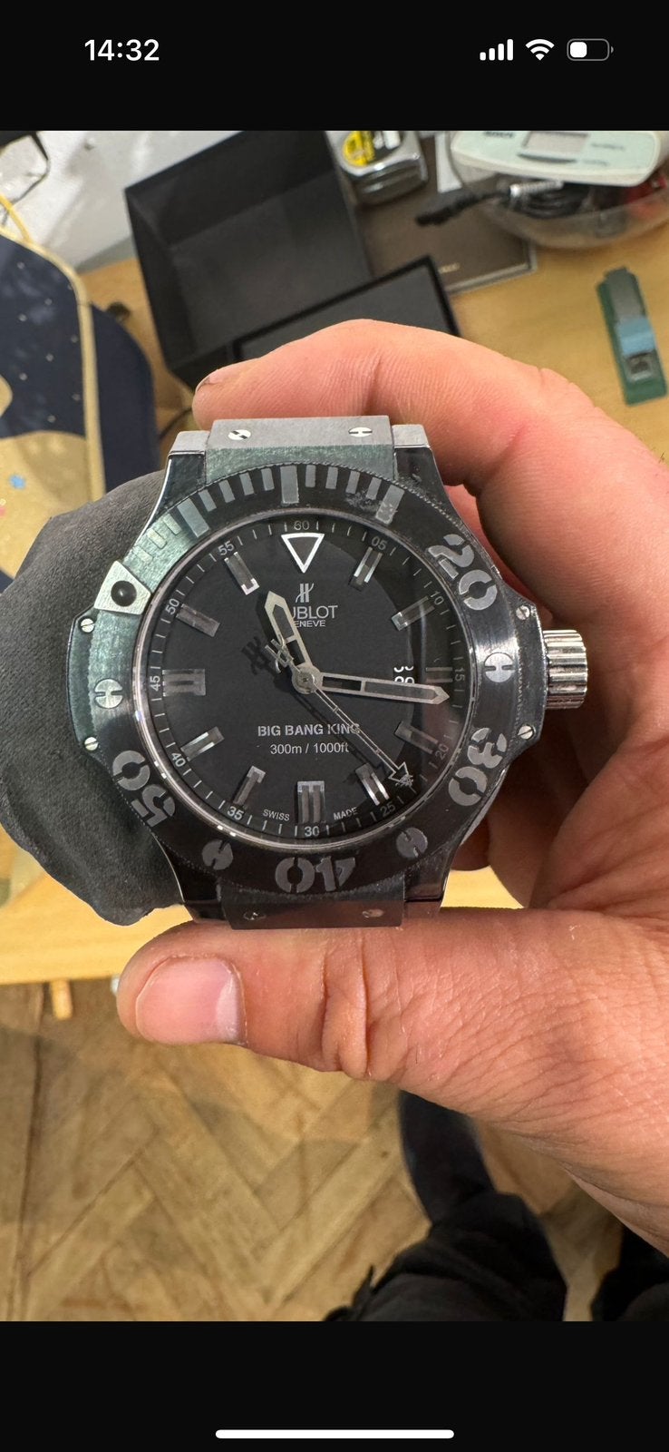 Céramique Hublot Big Bang Diver, Bijoux, Sacs & Beauté, Enlèvement ou Envoi, Comme neuf