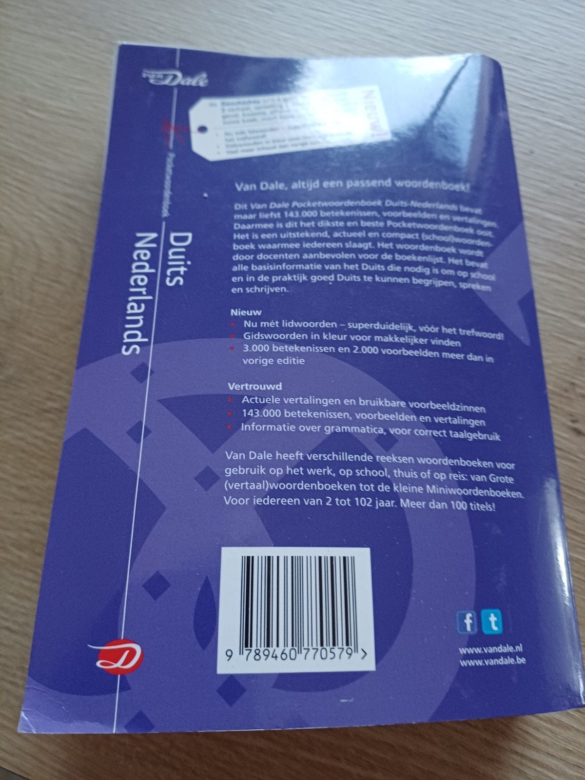pocketwoordenboek(en) Duits- Nederlands en Nerderlands-Duits, Boeken, Ophalen, Duits