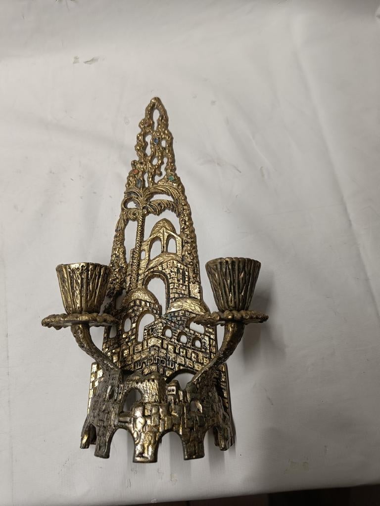 Koper muurkandelaar, Bijoux, Sacs & Beauté, Broches, Enlèvement, Cuivre