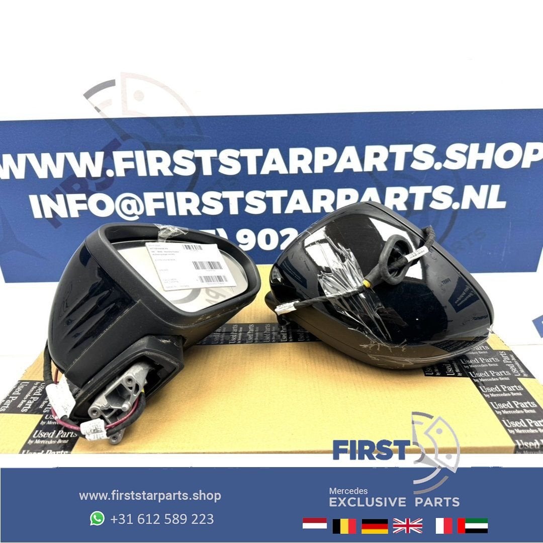 W177 SPIEGEL SET LINKS + RECHTS ZWART WIT GRIJS Mercedes A K, Auto-onderdelen, Gebruikt, -, Ophalen of Verzenden, -