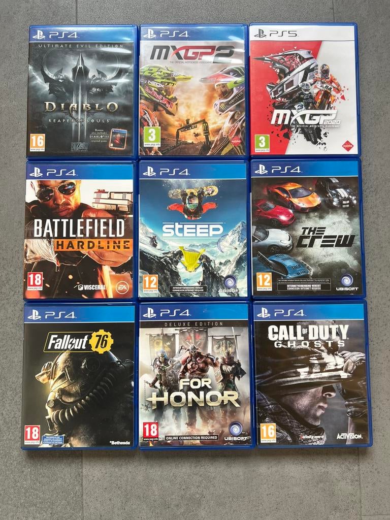 Verschillende Games in Uitstekende Staat, Games en Spelcomputers, Ophalen, Zo goed als nieuw