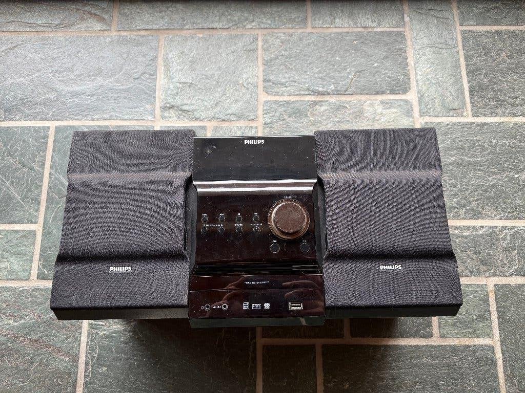 Micro-chaîne Hi-Fi Philips DCM377/12, Enlèvement ou Envoi, Utilisé, Lecteur CD, Philips