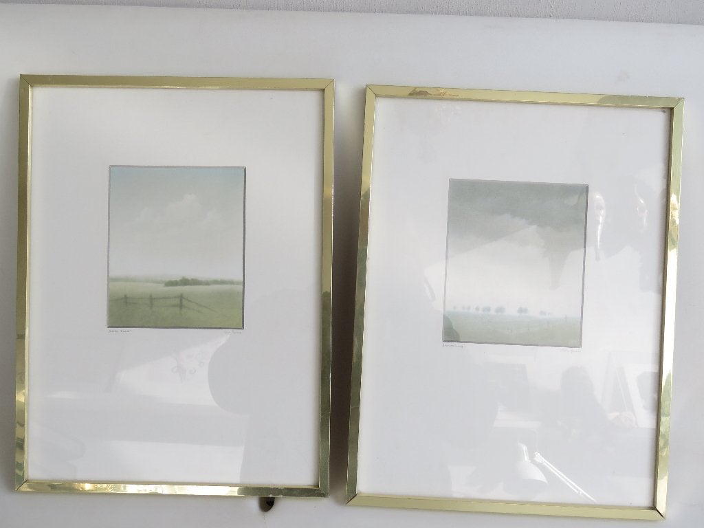 Nina Renzo set van 2 gesigneerde kunstdrukken, Antiek en Kunst, Gesigneerd, Ophalen of Verzenden