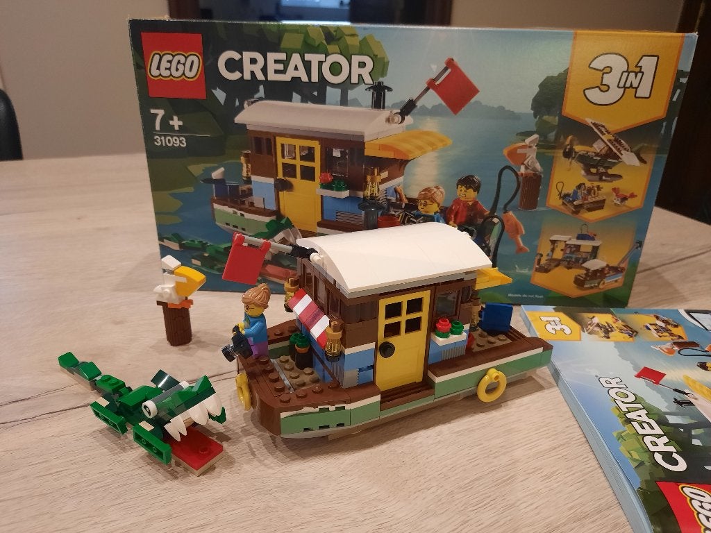 lego creator 31093 ( 3 in 1 ) vissersboot, Ophalen, Zo goed als nieuw, Lego, Creator