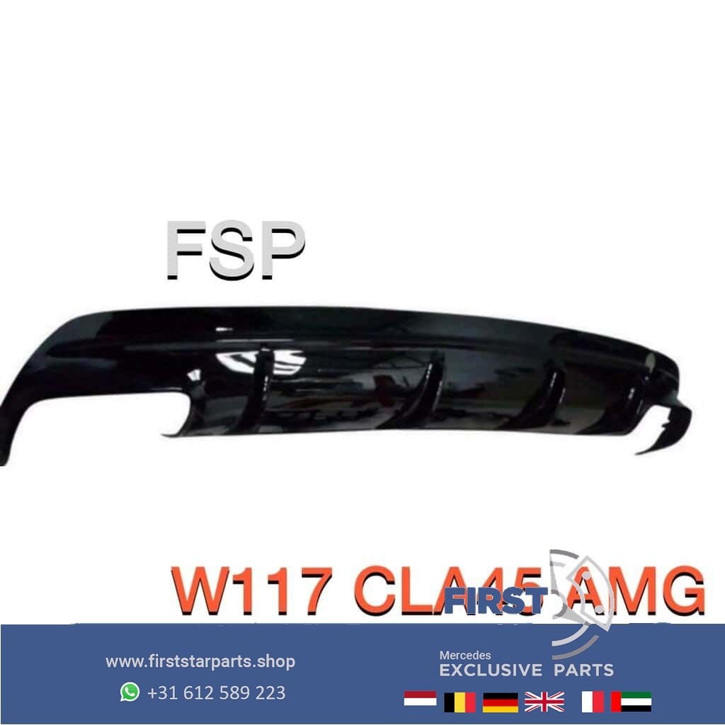 W117 CLA 45 AMG Diffuser zwart achterbumper spoiler CLA45 AM, Enlèvement ou Envoi, -, -, -
