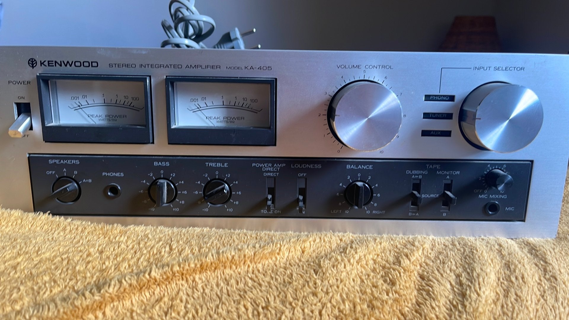 Kenwood KA-405-amplificateur HI-FI vintage -180€, Enlèvement, Comme neuf, Autres systèmes, Autres marques