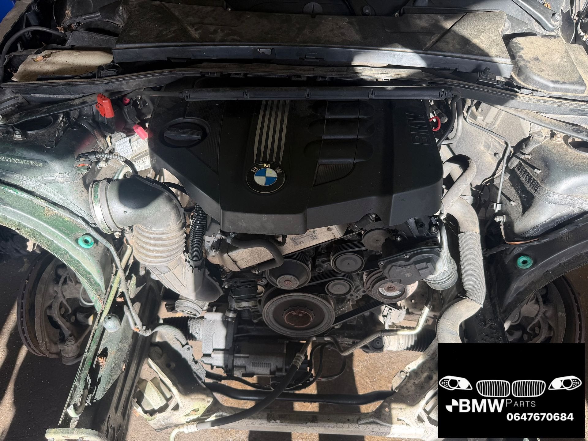 N47D20C motor bmw 320D E90 E91 2012 versprongen distributie, Autos : Pièces & Accessoires, -, Origine de la pièce connue, Utilisé
