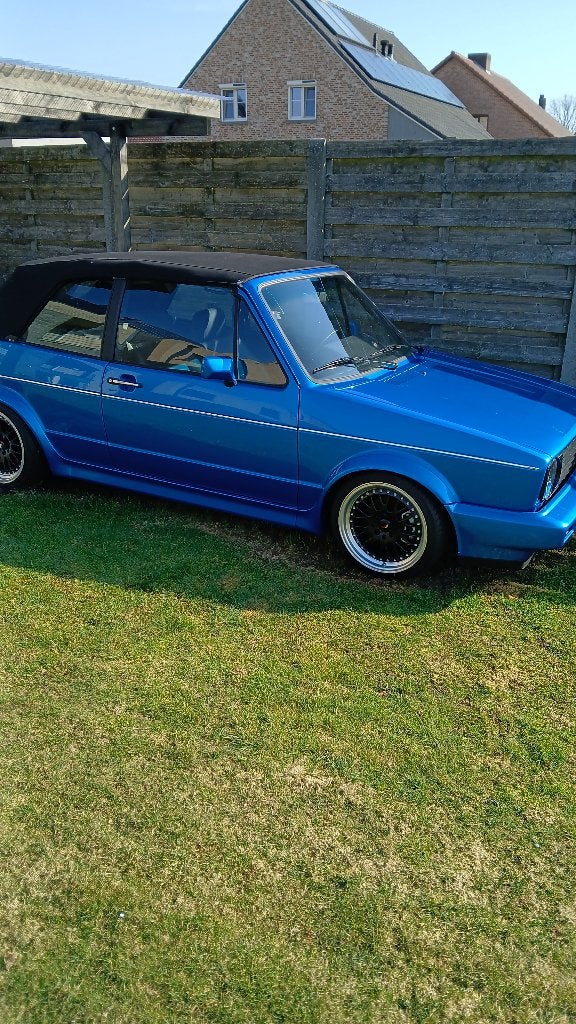 Golf 1 cabrio 1.8, Voorwielaandrijving, Zwart, Cabriolet, Handgeschakeld