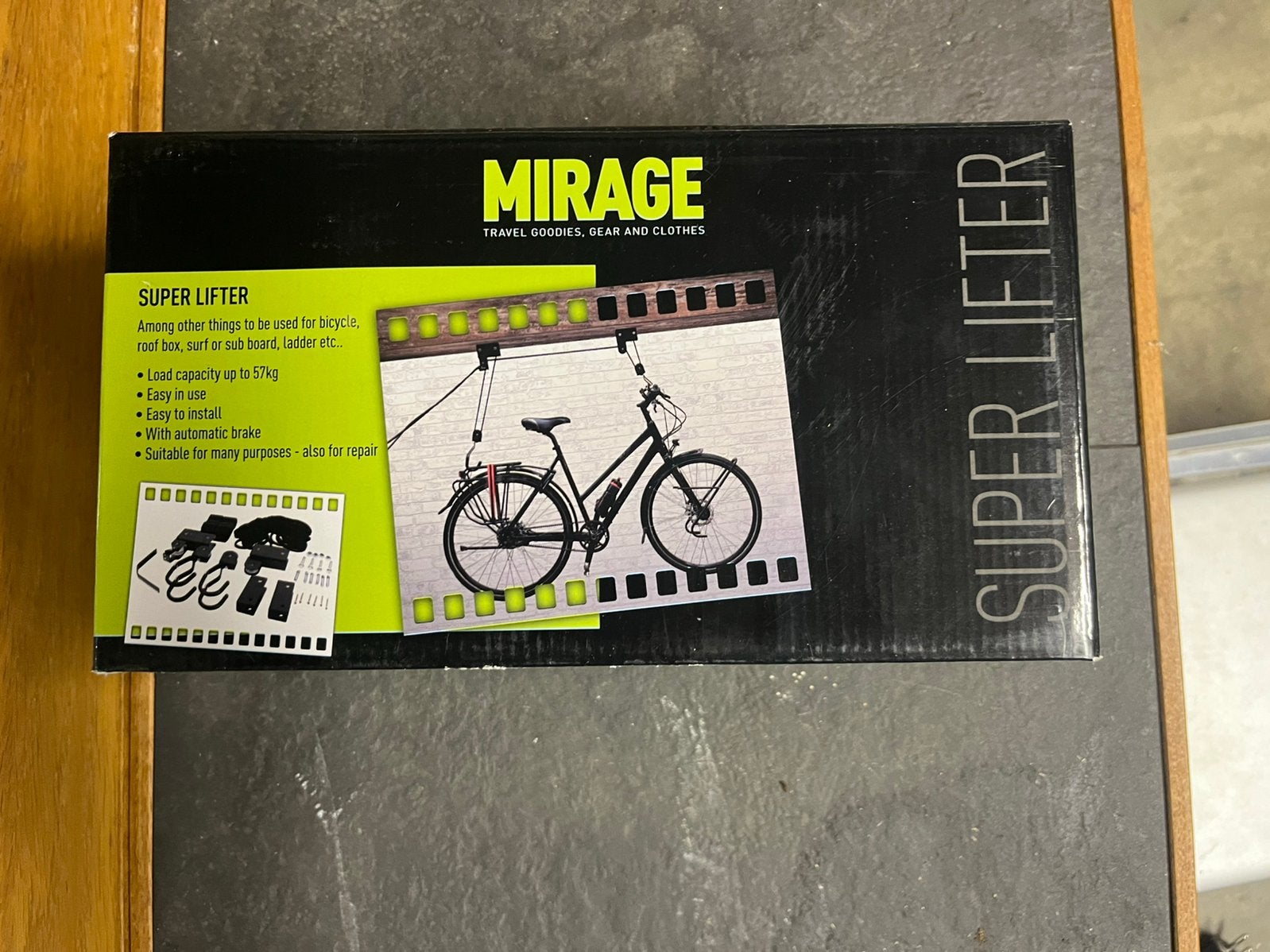 Mirage ophangsysteem voor fietsen, Ophalen of Verzenden, Zo goed als nieuw