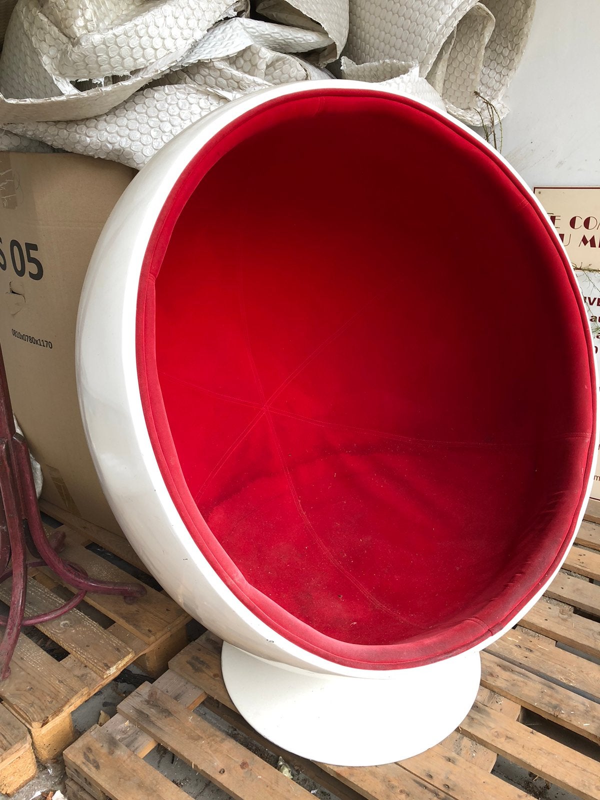 Fauteuil Vintage, Maison & Meubles, Enlèvement, Utilisé, Synthétique, Moderne Vintage