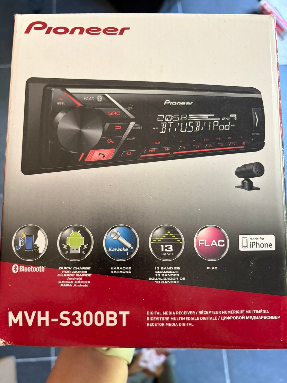 Pioneer MVH-S300BT autoradio – Bluetooth, USB, AUX, Ophalen of Verzenden, Nieuw