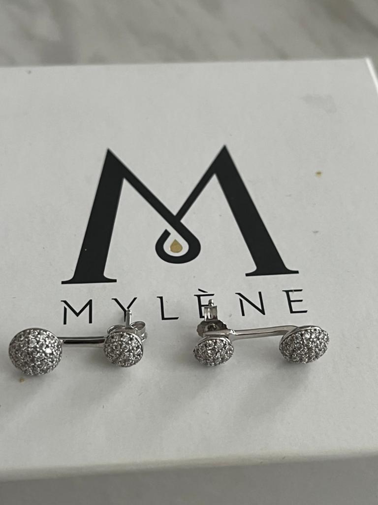 Zilveren oorbellen 925, Handtassen en Accessoires, Bedels, Ophalen of Verzenden, Zo goed als nieuw