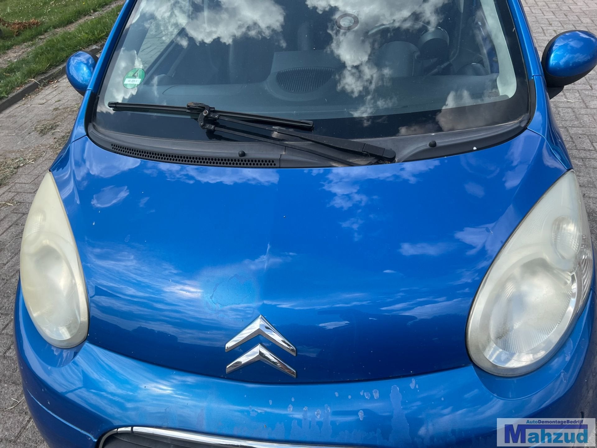CITROEN C1 Blauw ELX motorkap 2005-2014, Auto-onderdelen, Gebruikt, Citroën, Stellantis N.V., Motorkap