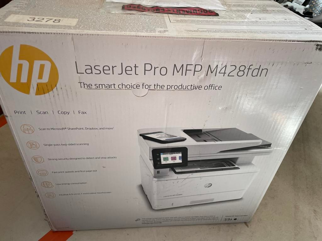 HP laserjet pro mfp m428fdn, Enlèvement, Neuf, Imprimante laser