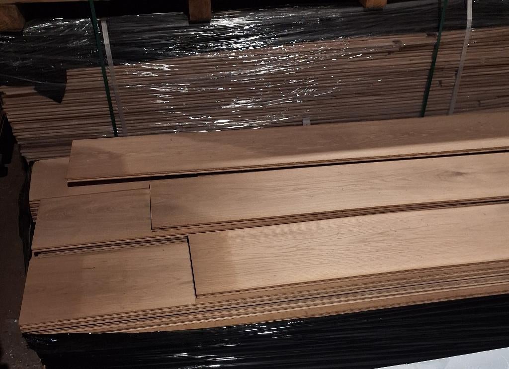 Halfmassief eikenparket 15mm, Ophalen, Parket