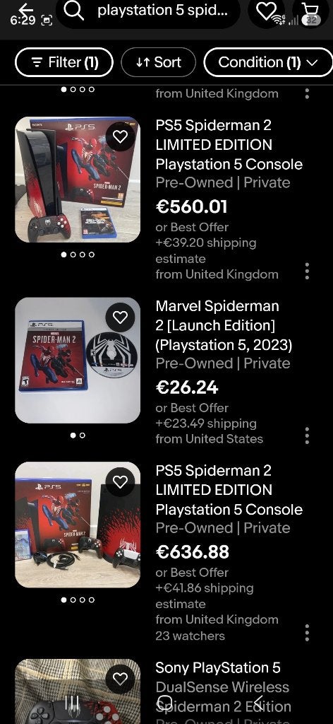 Playstation 5 spiderman limited edition, Games en Spelcomputers, Ophalen, Zo goed als nieuw, Playstation 5