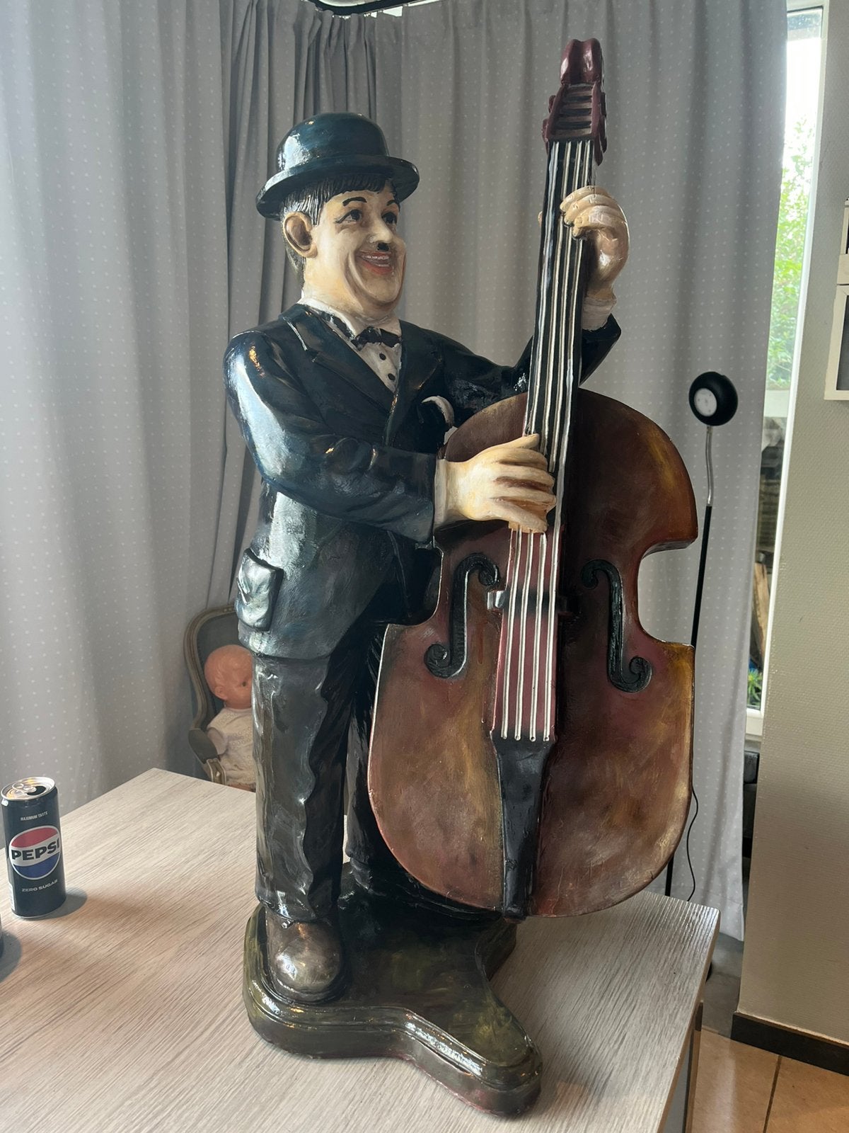 Oliver hardy den dikke 85 cm hoog, Ophalen
