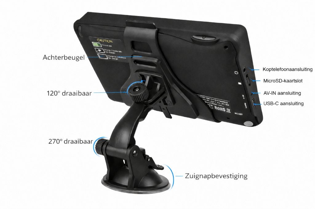 7 inch Camper, Caravan GPS Navigatiesysteem.BLUETOOTH, AVIN, Info@drktech.be, Oosterwennel 35 Genk, Nieuw, Ophalen of Verzenden