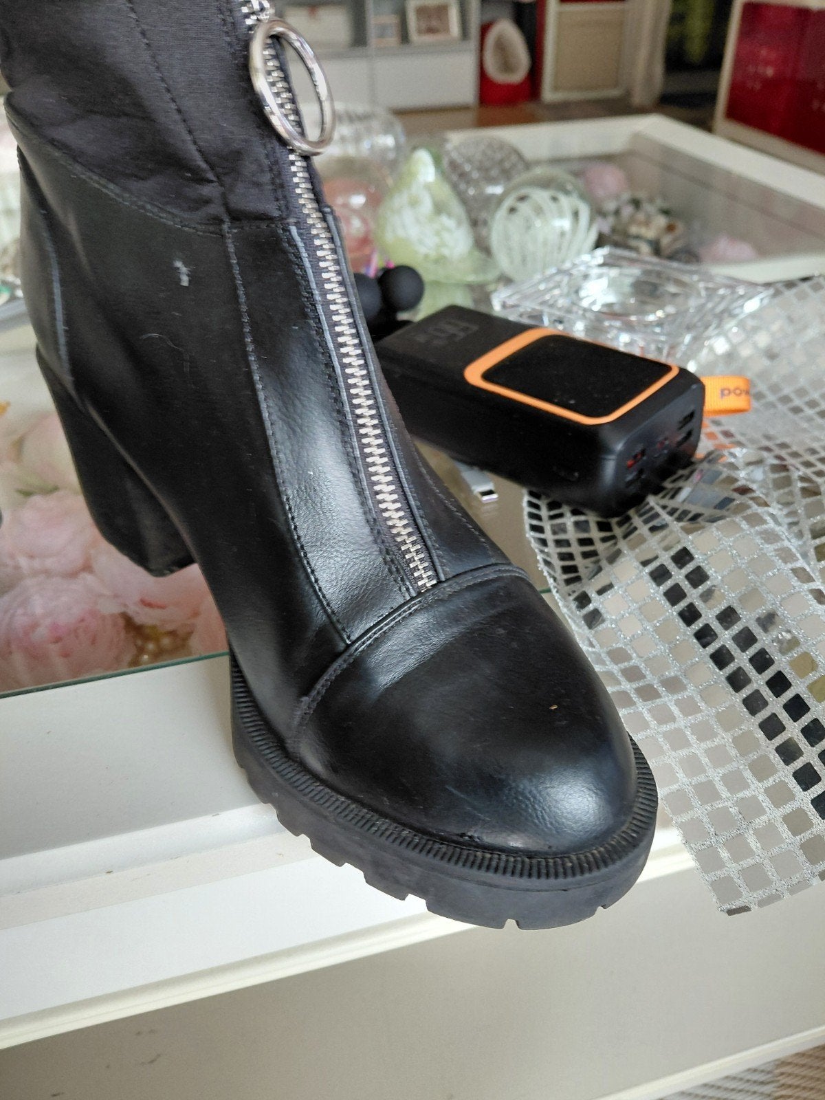 bottine noir taille 41, Animaux & Accessoires, Enlèvement, Noir