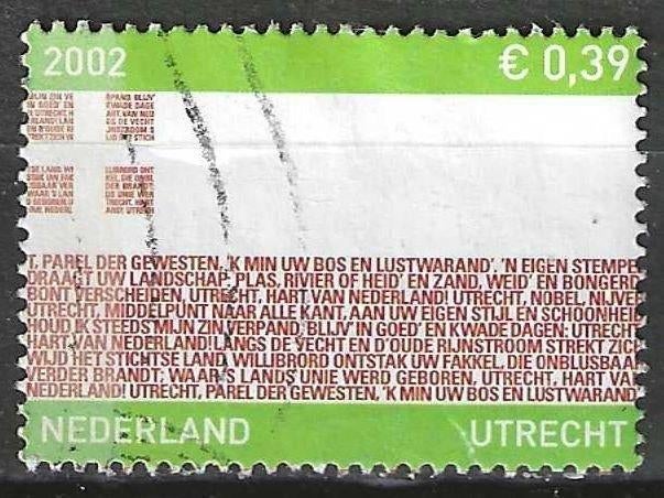 Nederland 2002 - Yvert 1947 - Provincie Utrecht (ST), Verzenden, Gestempeld