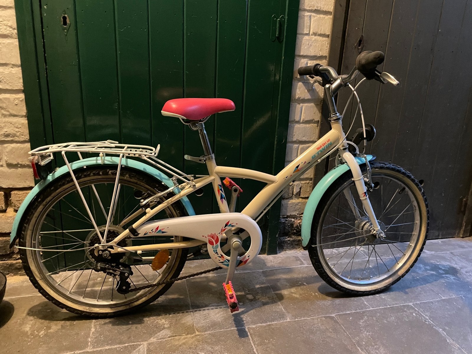 Velo Decathlon fille 6-12 ans + casque Abus, Enlèvement, Utilisé