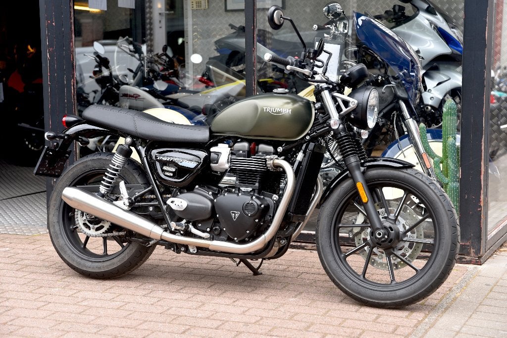 TRIUMPH STREET TWIN ***MOTO VERTE***, Motos, Entreprise, Occasion, 2 cylindres, 900 cm³