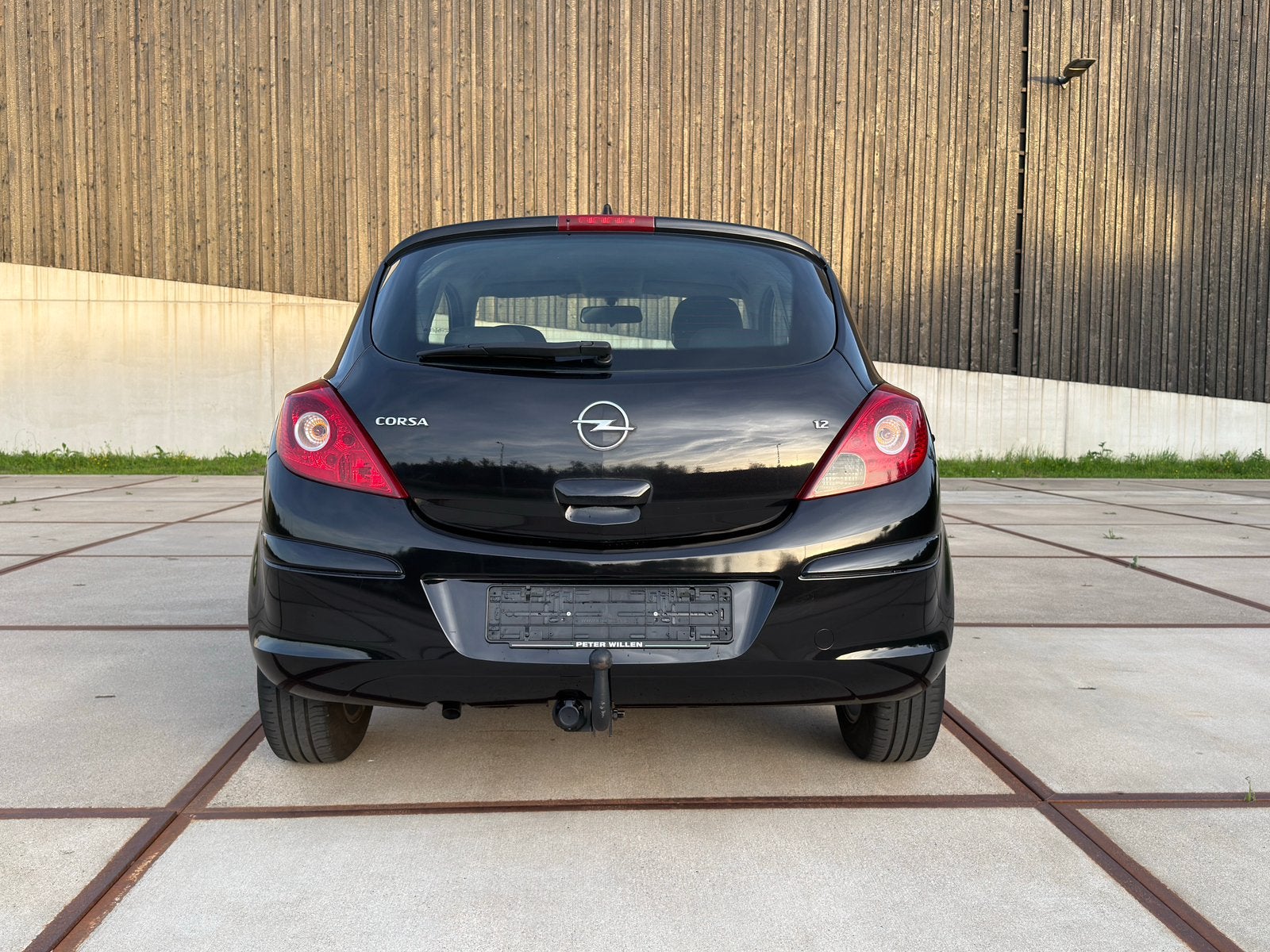 Opel Corsa 1.2 Benzine Airco Trekhaak /Gekeurd voor verkoop, Stof, 4 cilinders, 1198 cc, Zwart