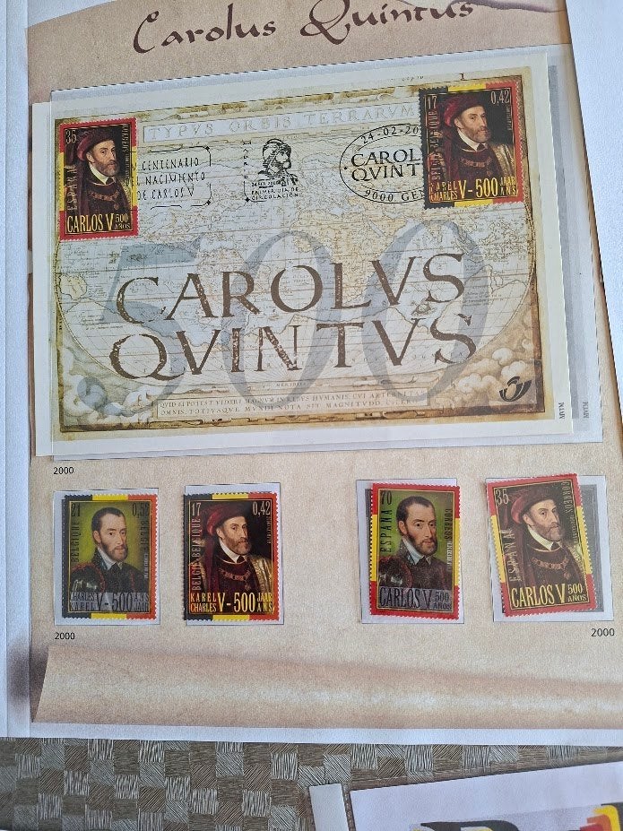 postzegels Belgie  2887/88 +blok85   jaar 2000, Timbres & Monnaies, Neuf, Enlèvement ou Envoi, Non oblitéré, Chefs d'Etat