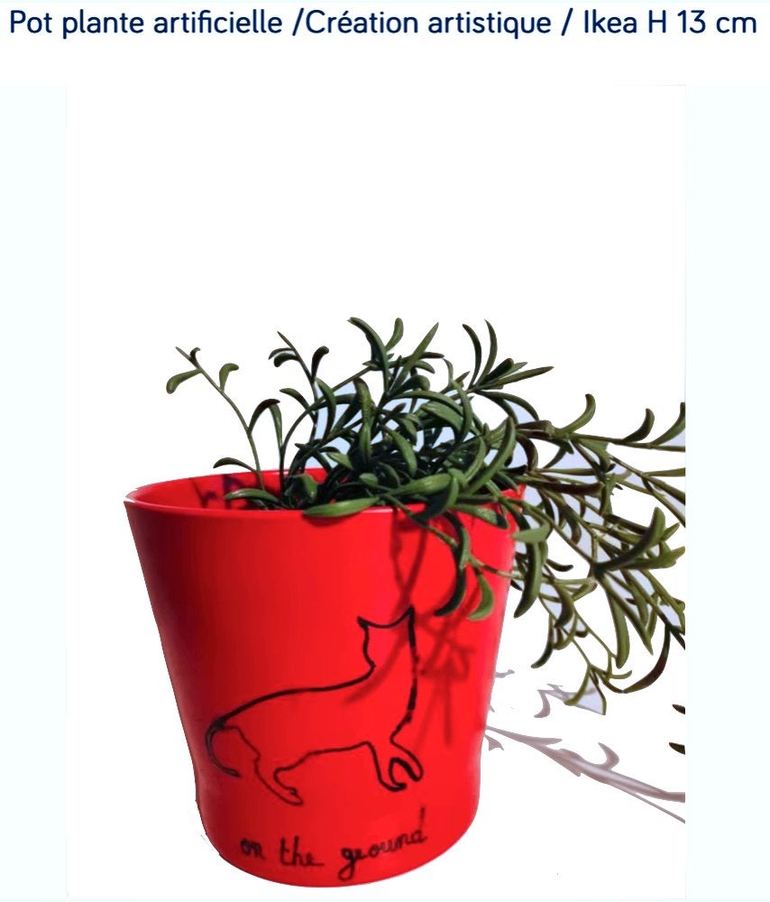 IKEA plantenpotdecoratie + RED Collector strippoëzie, Huis en Inrichting, Kamerplanten, Overige soorten, Ophalen of Verzenden