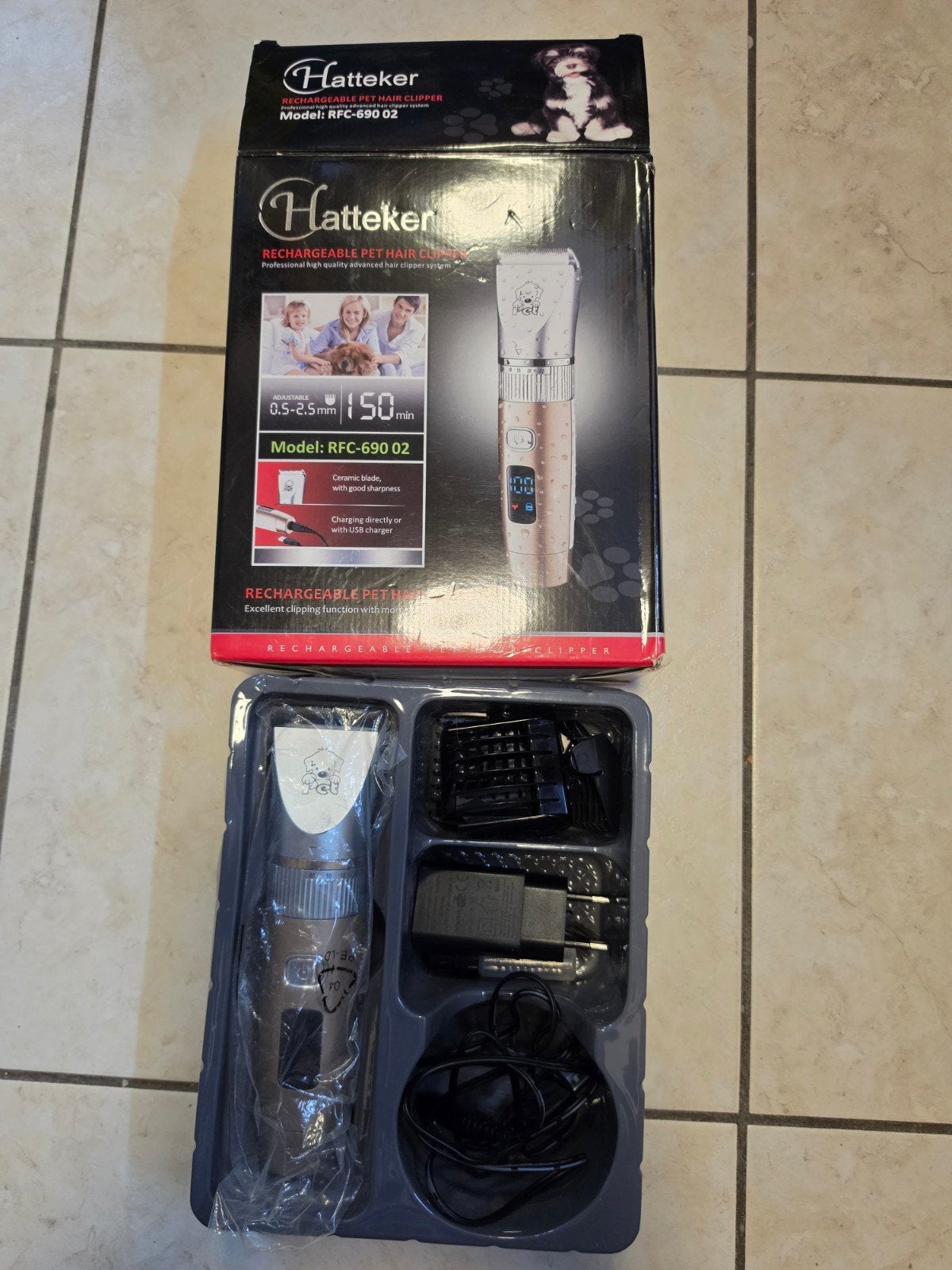 Rechargeable Pet Haïr clipper -  Noveau, Animaux & Accessoires, Enlèvement ou Envoi, Neuf, Tondeuse