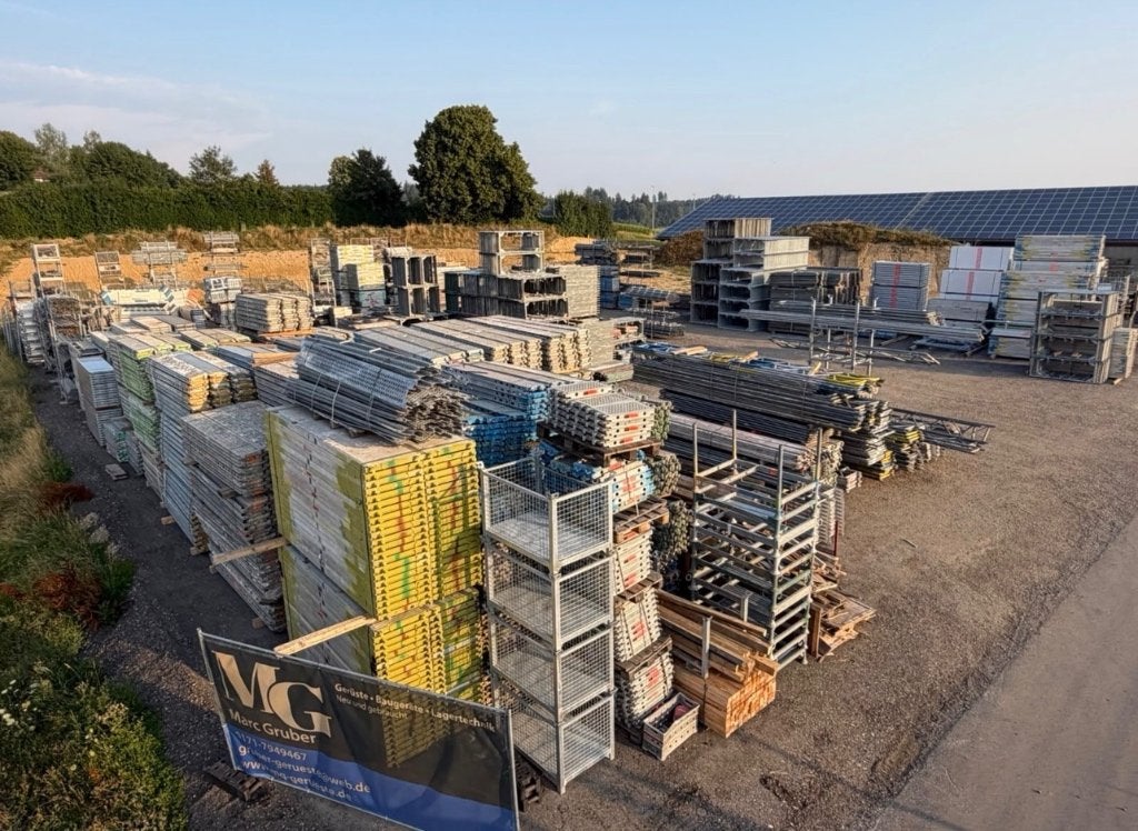 100.000 m² Gebruikte Layher Allround Gevelsteiger – Topstaat, Doe-het-zelf en Bouw, Ophalen, Gebruikt, Overige typen, 5 meter of hoger