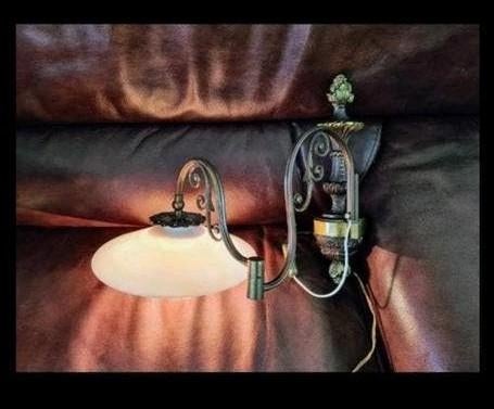 Belle lampe murale vintage, Enlèvement ou Envoi