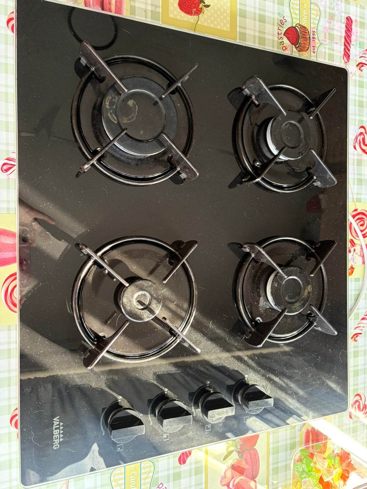 Gas fornuis, Electroménager, Tables de cuisson, Gaz, 4 zones de cuisson, Encastré, Enlèvement