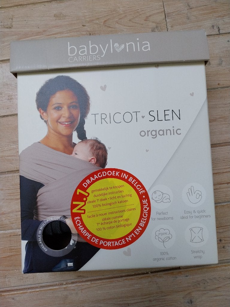 Babylonia Tricot Slen draagdoek, Draagdoek, Zo goed als nieuw, Buik, Ophalen