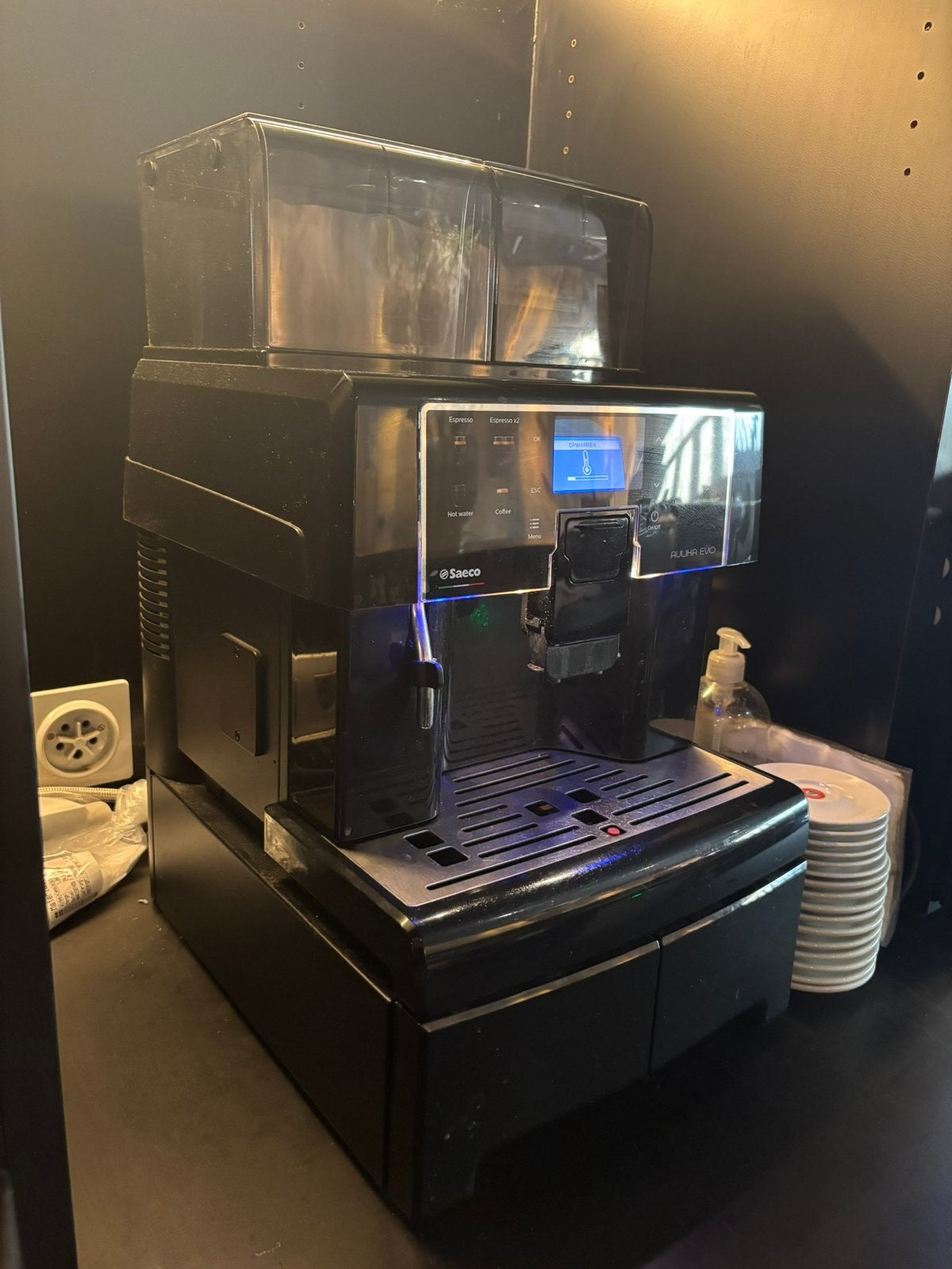 Italiaanse koffie machine professioneel horeca, Elektronische apparatuur, Ophalen, Zo goed als nieuw