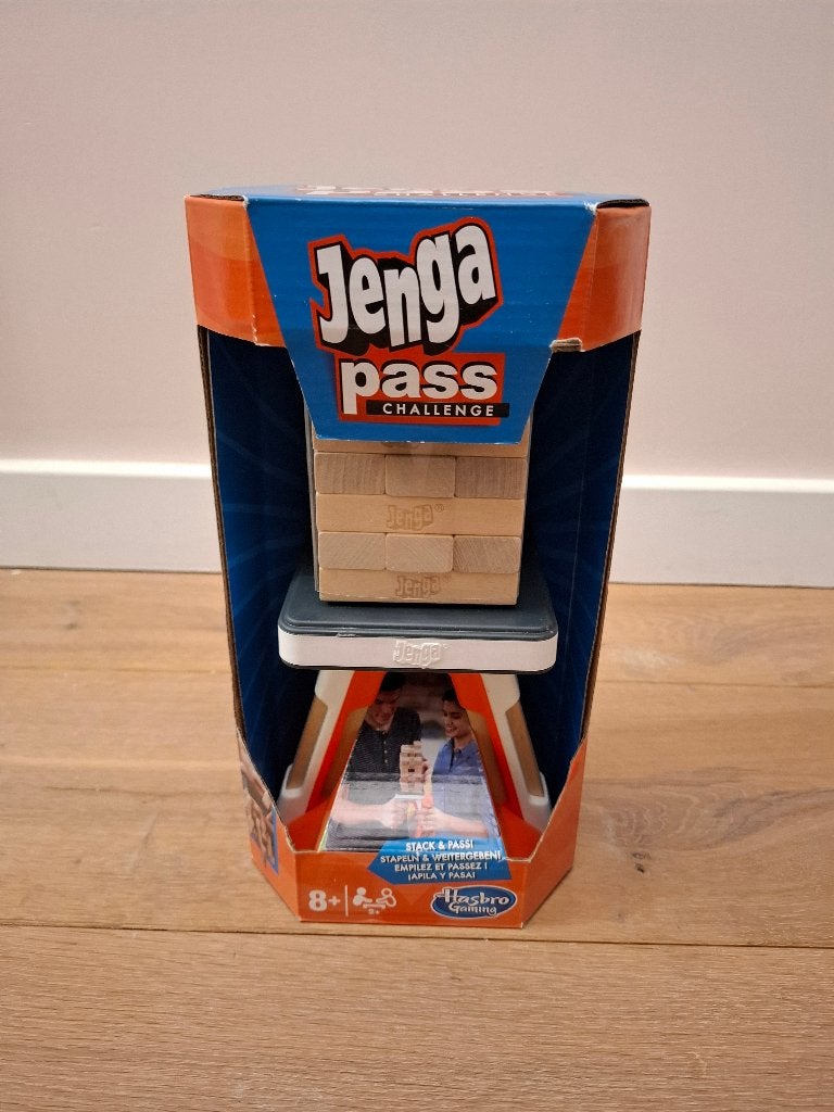NIEUW - Jenga Pass Challenge, Een of twee spelers, Ophalen of Verzenden, Nieuw, Hasbro gaming