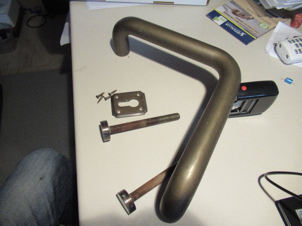Poignée de porte avant en bronze, Enlèvement ou Envoi, Utilisé