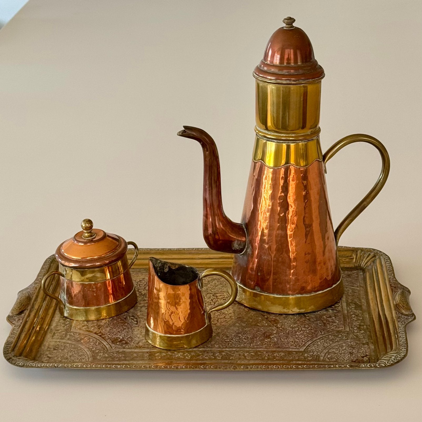 Koperen servies, Ophalen of Verzenden