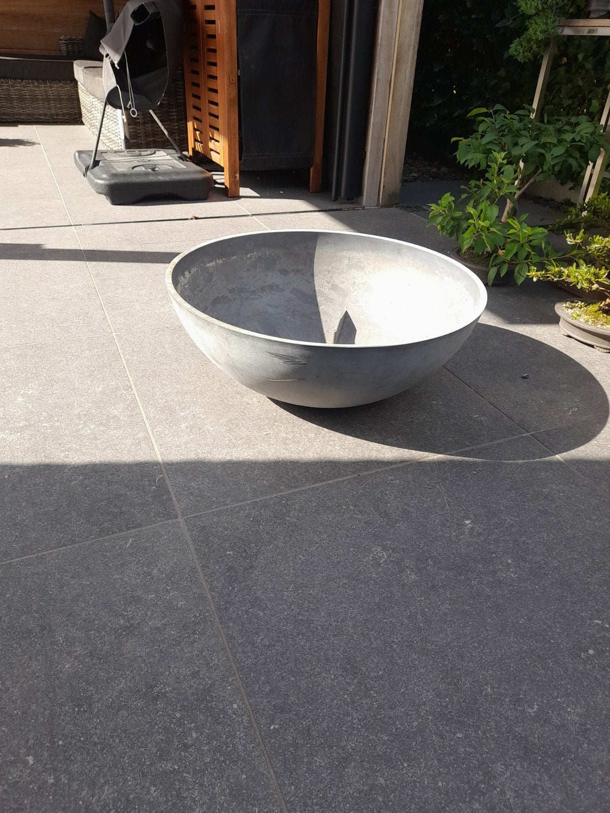 Bloembak slagvast kunstof diameter 70 cm, Tuin en Terras, Bloembakken en Plantenbakken, Ophalen