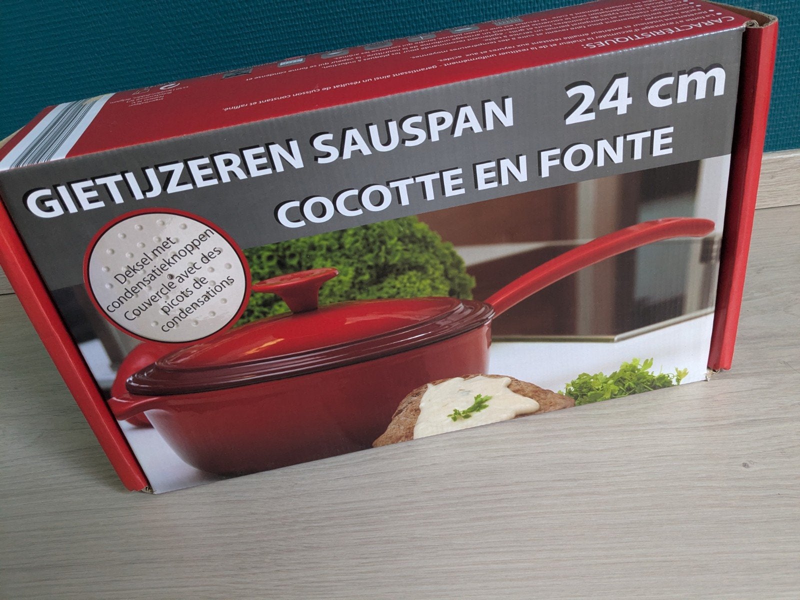 Gietijzeren pan 24cm, Huis en Inrichting, Ophalen