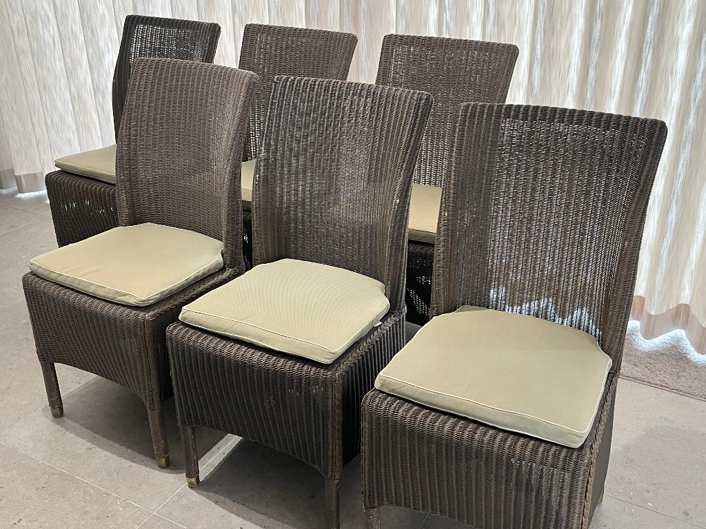6 Elegante stoelen – Castle Loom, Huis en Inrichting, Stoelen, Ophalen, Gebruikt, Vijf, Zes of meer stoelen