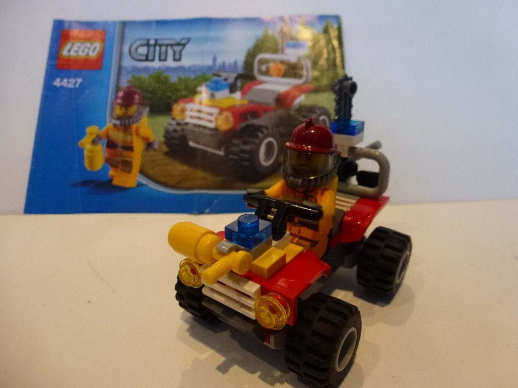 Lego City Forest Fire 4427 Fire ATV, Compleet, City, Lego, Ophalen of Verzenden