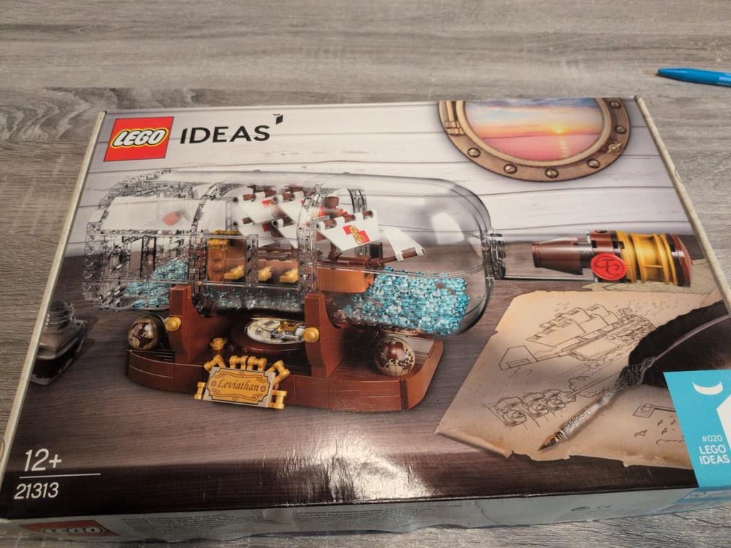 Lego ideas 21313 ship in bottle volledig in doos, Ophalen